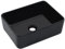 vidaXL Waschbecken Waschschale Waschtisch Aufsatzwaschbecken Waschplatz Handwaschbecken Aufsatzbecken Becken Badezimmer 40x30x13cm Keramik Schwarz
