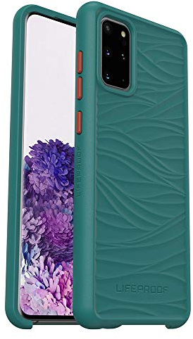 LifeProof Wake Hülle für Samsung Galaxy S20+, stoßfest, Sturzschutz bis 2 Meter, schlanke schützende Hülle, Nachhaltig hergestellt aus recyceltem Ozeanplastik, Blaugrün