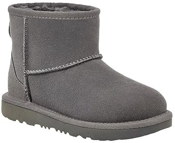 UGG Kids Classic Mini II Classic Boot, Grey, 13 UK Child