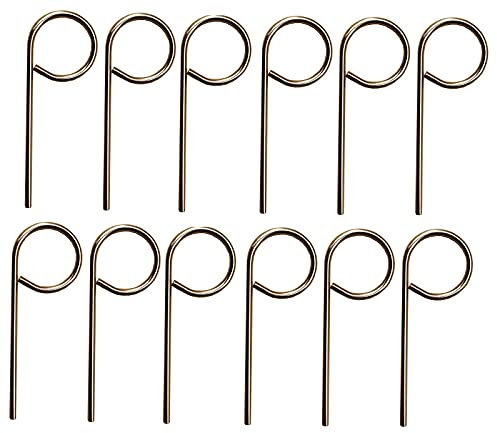 Key Pin for Interior Privacy Door Lock Compatible ,Interior Bedroom Bathroom Door Emergency Key (12 Round Pin)