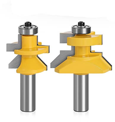 2 stücke 12mm 1/2 Schaft 120 Grad Fräser Fräser Rahmen Nut Zapfen Holzbearbeitung Gravieren Holzfräsen Set 03004,12mm Schaft