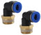 Lot de 2 raccords pneumatiques R 1/2 - 12 mm IQS - Raccord de tuyau coudé à 90° (1/2 - 12 mm)