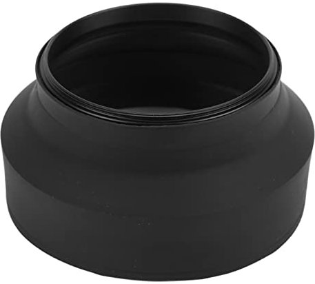 Paraluce per obiettivo della fotocamera, in gomma e metallo, pieghevole, per varie marche (77 mm)
