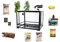 M&S Reptilien Komplettset: Für Landschildkröten Terrarium mit Reptizoo Glas-Terrarium 120x60x60 (RK0227)