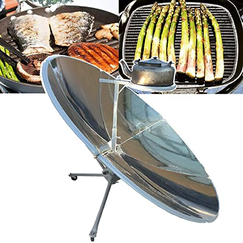 Cocina Solar Portátil, Cocina Solar Para Acampar Al Aire Libre 1800 W Y 1,5 M, Educación Visual O Concentrador Solar Bricolaje, 800--1000 ° C, Para Cocinar Barbacoa Para Acampar Al Aire Libre