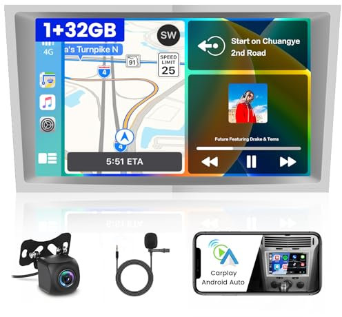 Inefala Autoradio Android per Opel Meriva Corsa Zafira Vivaro Astra Signum Combo con Wireless Carplay Android Auto, 7 Touchscreen Stereo Auto Bluetooth con WiFi GPS Hi-Fi SWC Retrocamera Mic Canbus