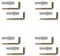 Bricoleva.it Set mit Haken für Wandbilder – unsichtbare Haken zum Aufhängen von Fotos, Gemälden, Spiegeln und anderen Gegenständen – Bilderhaken ohne Nägel – 3 Haken verfügbar (8 Haken)