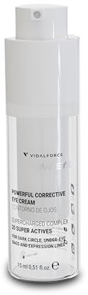GLOW EYE Natürliche Augencreme mit Hyaluronsäure Fullspectrum, Eingekapseltes Retinol mit Bakuchiol, Koffein, hydrolysiertem Kollagen, Vitamin C usw. Anti-Aging Augencreme für Frauen & Männer 15m