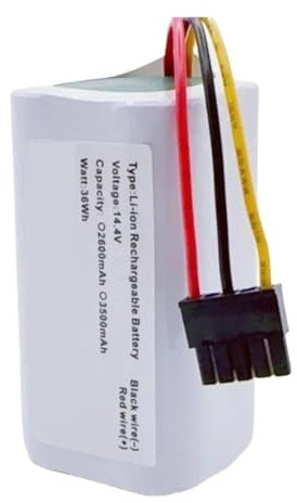 Aspiradora Barredora De 14,4 V, 14,8 V, 2600 MAh, 3500 MAh, Batería Recargable De Iones De Litio, Compatible con Xiaomi, Mijia Y Robot Mop 2 Lite.(14.4V 14.8V 3500mAh)
