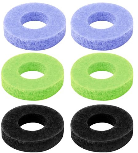 Lot de 6 anneaux de précision, accessoires de contrôle des anneaux d'aide, contrôle de mouvement confortable pour PS4, PS5, Xbox One, Xbox Series X, Switch Pro, manette Scuf