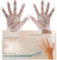 1000 x Disposable Polythene, PE, Plastic Gloves for Food handling, Cleaning, Cooking, Food Counters, Crafting, Hair Dye, Sanitary, Multipurpose, Powder Free One Size Fits Most Box of (1000, Clear)