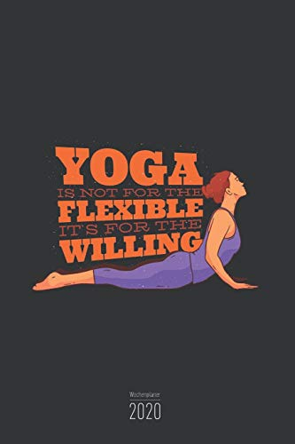 Wochenplaner 2020 - Yoga: Yoga Kalender 2020 | 120 Seiten Wochenkalender, Terminkalender, Kalender 2020 inkl. Fitness-Tracker Seiten | Ideal als Yoga Taschenkalender
