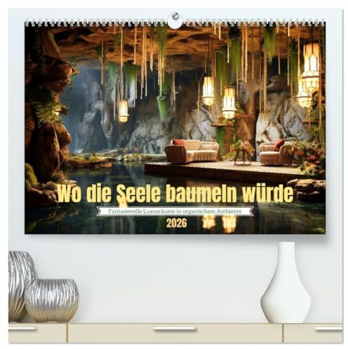 Wo die Seele baumeln würde (hochwertiger Premium Wandkalender 2026 DIN A2 quer), Kunstdruck in Hochglanz: Wohnträume volle Luxus und Fantasie (CALVENDO Orte)