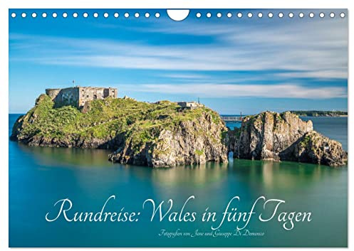 Rundreise: Wales in fünf Tagen (Wandkalender 2026 DIN A4 quer), CALVENDO Monatskalender: croeso i gymru - Willkommen in Wales (CALVENDO Orte)