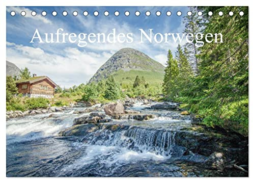Aufregendes Norwegen (Tischkalender 2026 DIN A5 quer), CALVENDO Monatskalender: Eine Rundtour durch die Berge und die Fjorde Norwegens (CALVENDO Orte)
