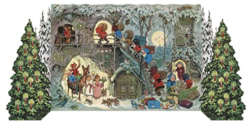 Adventskalender Zwergleins Weihnacht: Faltkalender zum Aufstellen.
