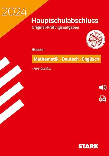 STARK Original-Prüfungen Hauptschulabschluss 2024 - Mathematik, Deutsch, Englisch - Hessen (Abschlussprüfungen)