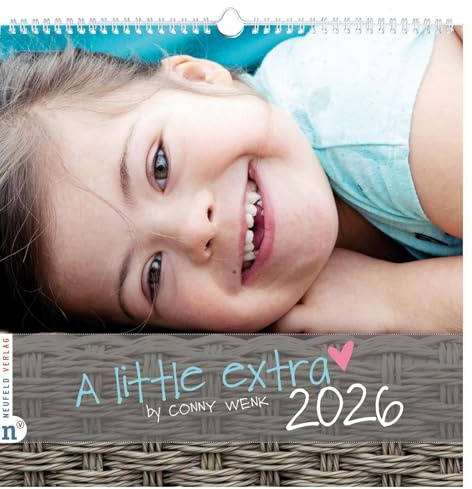 Wandkalender A little extra 2026: Fotografien von Kindern und Jugendlichen mit Down-Syndrom (A little extra: by Conny Wenk)