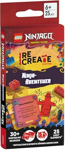 LEGO® - ReCreate Karten - Ninja-Abenteuer: mit LEGO-Elementen (LEGO NINJAGO)
