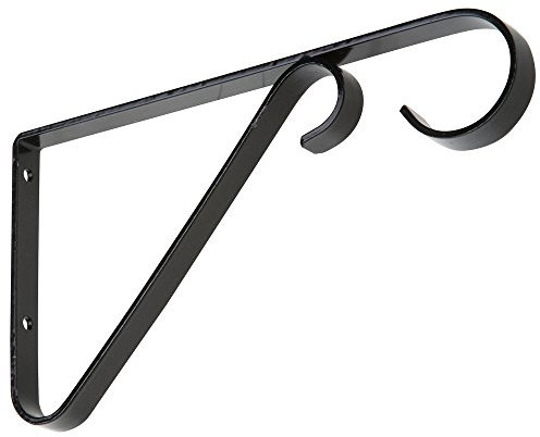 National Hardware N274-514 Hängepflanzen-Halterungen, 15,2 cm, Schwarz, keine Größe
