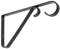 National Hardware N274-514 Hängepflanzen-Halterungen, 15,2 cm, Schwarz, keine Größe