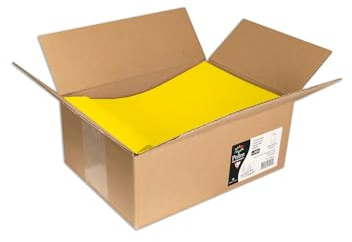 Clairefontaine 7057C Packung mit 200 Umschläge Pollen, C4, 229 x 324mm, haftklebend, 1 Pack, Sonnengelb