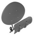 Maximum 4009 T-90 cm Multifocus Toroidal-Satelliten-Spiegel mit Wand/Bodenhalter