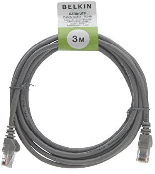 Belkin Tradepack Patchkabel (Cat-5e, snagless, 3 m), Grau