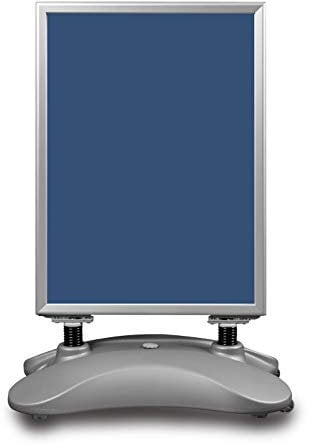 Pavement Sign Weather Resistant Forecourt Display with Snap Frame (Silver Base)