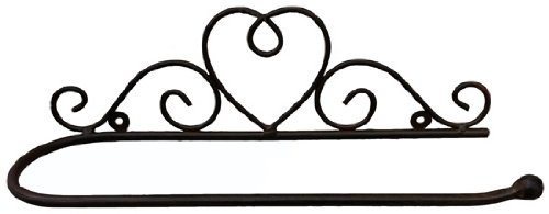 - Wandhalter Küchenrollenhalter *Handtuchhalter* Garderobe Metall Landhaus, ca. B 38 cm