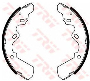 TRW GS6190 Bremsbackensatz | Kompatibel mit: PEUGEOT 204, 304, 304 Break, 304 Cabriolet, 304 Coupe, 305 I, 305 I Break, 405 I, 405 I Break, 405 II