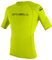 ONEILL WETSUITS O'Neill UV Sun 50+ Protection Youth Basic Skins Short Sleeve Crew Sun Shirt Rash Guard, Lime, 14