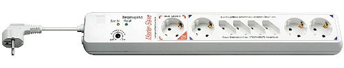 3er Set Steckdosenleiste 3xSchuko,4xEuro mit Überspannungsschutz MasterSlave Funktion 1,5m