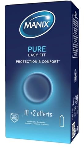 Super Easy Fit préservatifs x 14 + 2 gratuits Manix