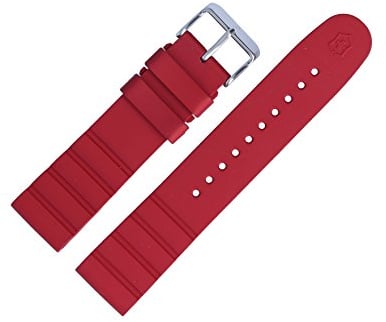Victorinox Uhrenarmband 21mm Kunststoff Rot - 005164