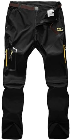 Echinodon Damen Zipp Off Hose Schnelltrockende Trekkinghose Wanderhose Outdoorhose Funktionshose Sommer Frühling
