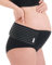 Herzmutter Ceinture de Grossesse - Soutien abdominal et dorsal pour la Maternité - pour Femmes Enceintes - Réglable-Elastique-Confortable - 3400 (S-M, Noir)