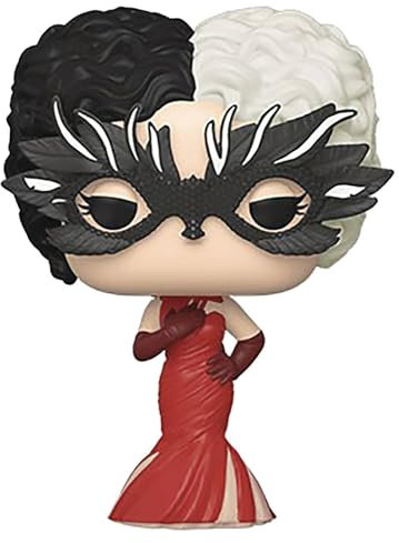 Funko Pop! Disney: Cruella De Vil - Cruella De Vil in Red Gown - Vinyl-Sammelfigur - Geschenkidee - Offizielle Handelswaren - Spielzeug Für Kinder und Erwachsene - Movies Fans