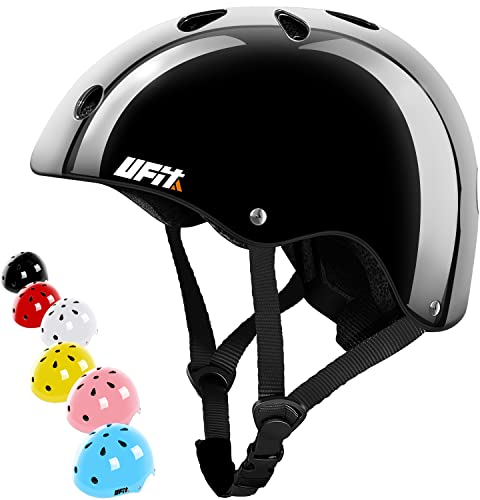 Casco regolabile per bambini Casco per ragazzi e ragazze per ciclismo Skateboard Scooter Roller Skate BMX