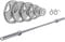 Ironman 145kg Olympic Tri-grip Hammertone Weight Set with 86 Olympic Weight Bar