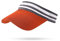 Bakicey Damen Sonnenschild Visor Sonnenhut mit großer Krempe Mode Damen Visor Cap Sonnenschutz Schweißabsorbierend Baseball Kappe Sommerhut für Outdoor Sport Strand Hut Golf Tennis 52-60cm (Orange)