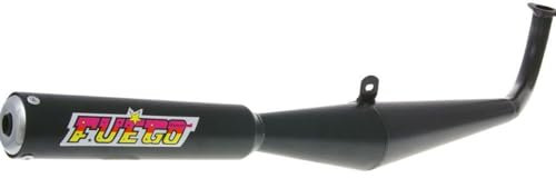 Auspuff Fuego Boss schwarz kompatibel für Tomos