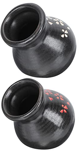 Yardwe 2 Stücke Japanische Trockeneisbecher Keramik Trockeneis Container Japanische Dekoration Sashimi Servierblume Porzellan Becher Sushi Restaurant Ornamente