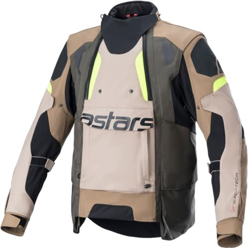 Alpinestars Halo Drystar Motorrad Textiljacke, khaki, 3XL