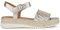 Geox Femme D Eolie F Sandales compensées, Bronze, 39 EU