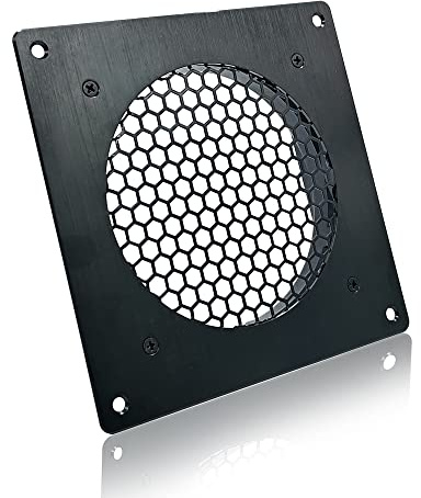 SCCCF 120MM Ventilation mesh for Cabinet AV Electronic Cabinet PC Computers, Also Includes a kit to Install an 120mm Fan.