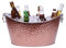 Goklmn 12L Beverage Tub,Stainless Steel Champagne Bucket Large Ice Bucket with Handles,Drink Bucket for Parties Home Bar