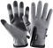 yoofun Fahrradhandschuhe Herren, Winter Wasserdicht Fahrrad Handschuhe Männer Damen Touchscreen Handschuhe Winddichtehandschuhe-Vollfinger Sporthandschuhe (Grau, XL)