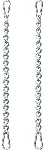 KLIFFHÄNGER Verlängerungskette für Hängesessel, Hängestuhl und Hängematte mit Zwei Karabiner | Verschiedene Längen (Kette 99 cm Doppelpack)