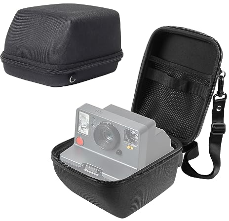 PULUZ Kameratasche für Polaroid One Step 2 / NOW Kamera, für Polaroid-Kameratasche, Hartschale, Reise-Tragetasche, Aufbewahrungstasche mit verstellbarem Schultergurt, Schwarz